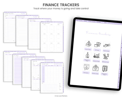 Digital Budget Planner (Pastels)