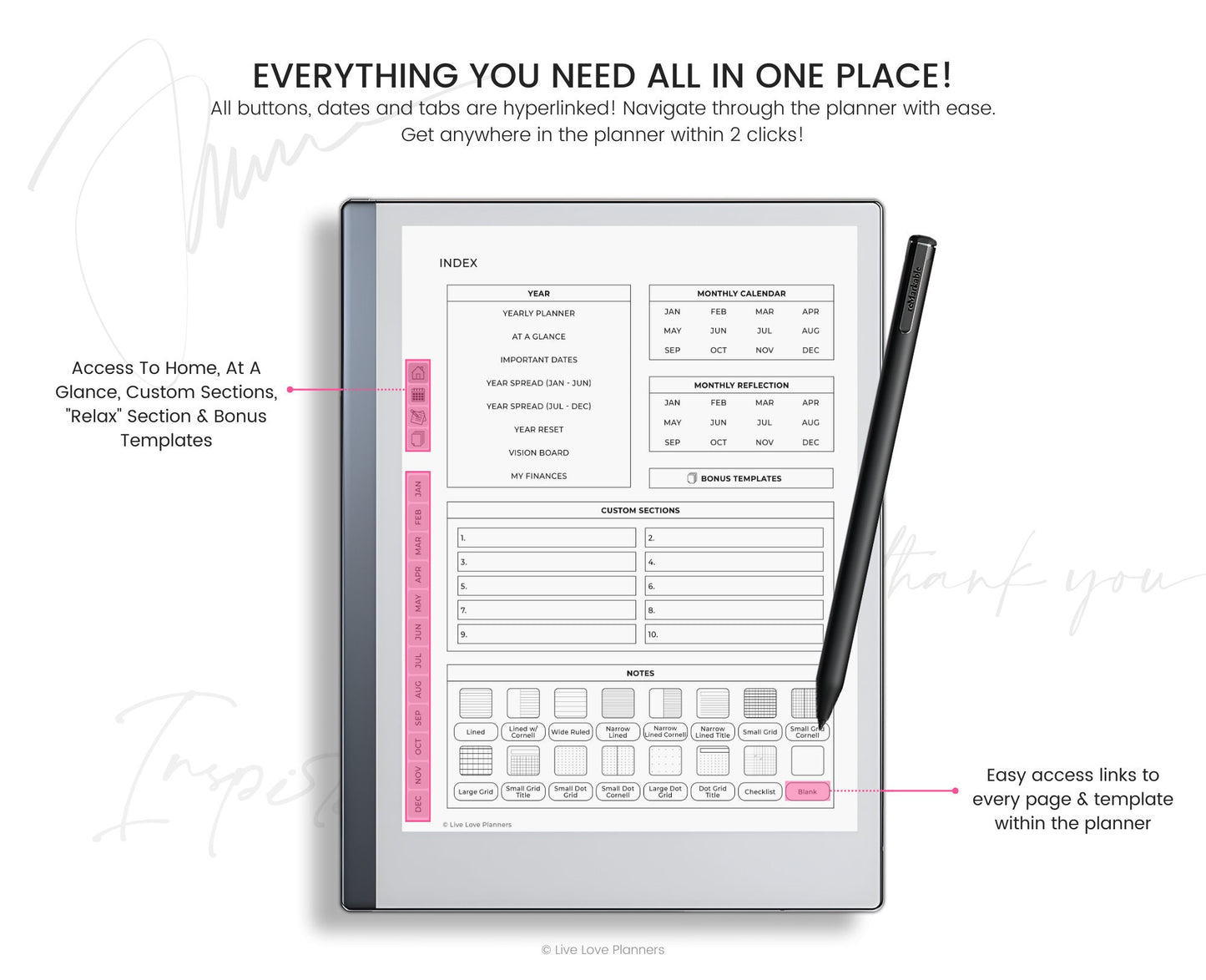 Remarkable Planner