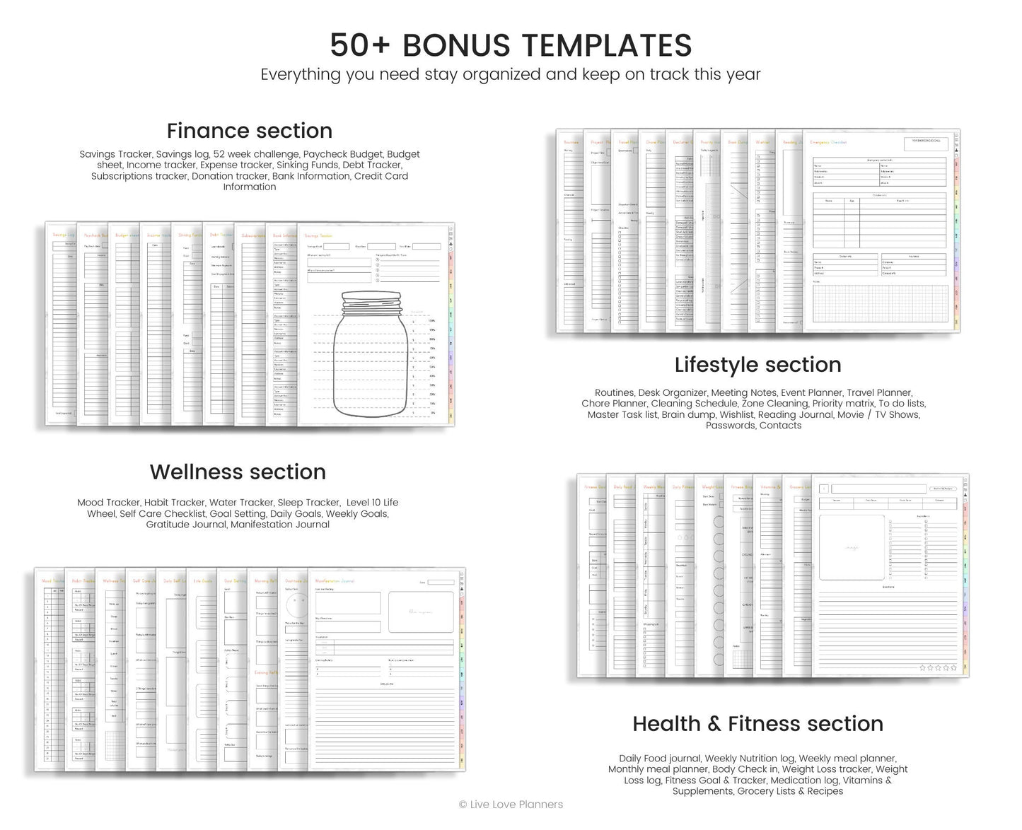 ADHD Undated Digital Planner