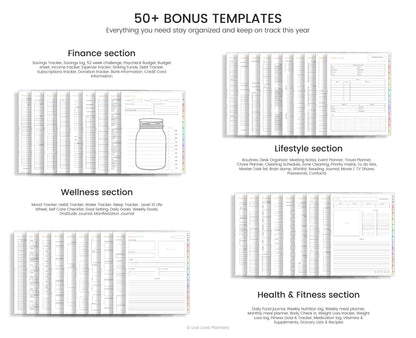 ADHD Undated Digital Planner