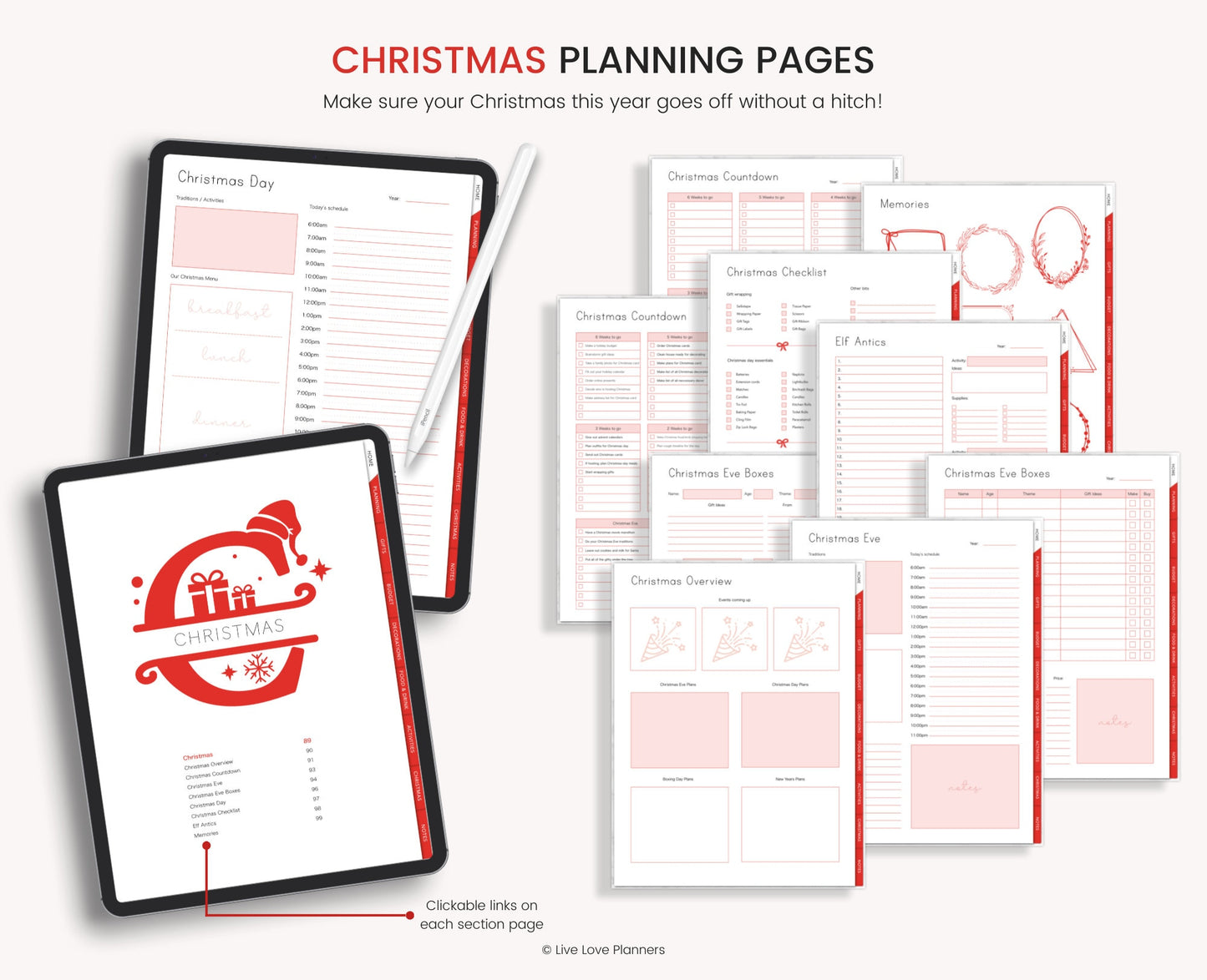 Christmas Planner (Portrait)