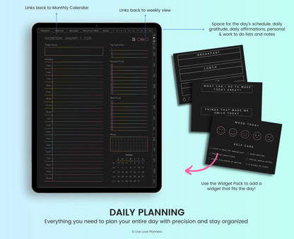 2025 Dark Mode Planner