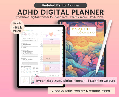 ADHD Undated Digital Planner