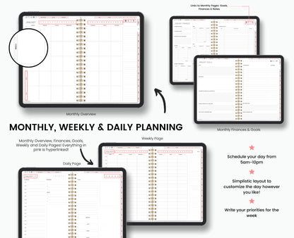 Student Planner | Academic Planner for Students | Undated Digital Student Planner