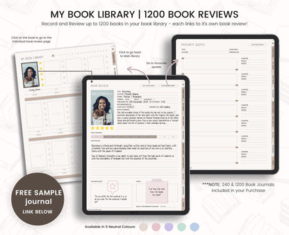 Reading Journal (Neutrals)