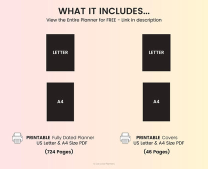 Printable ADHD planner