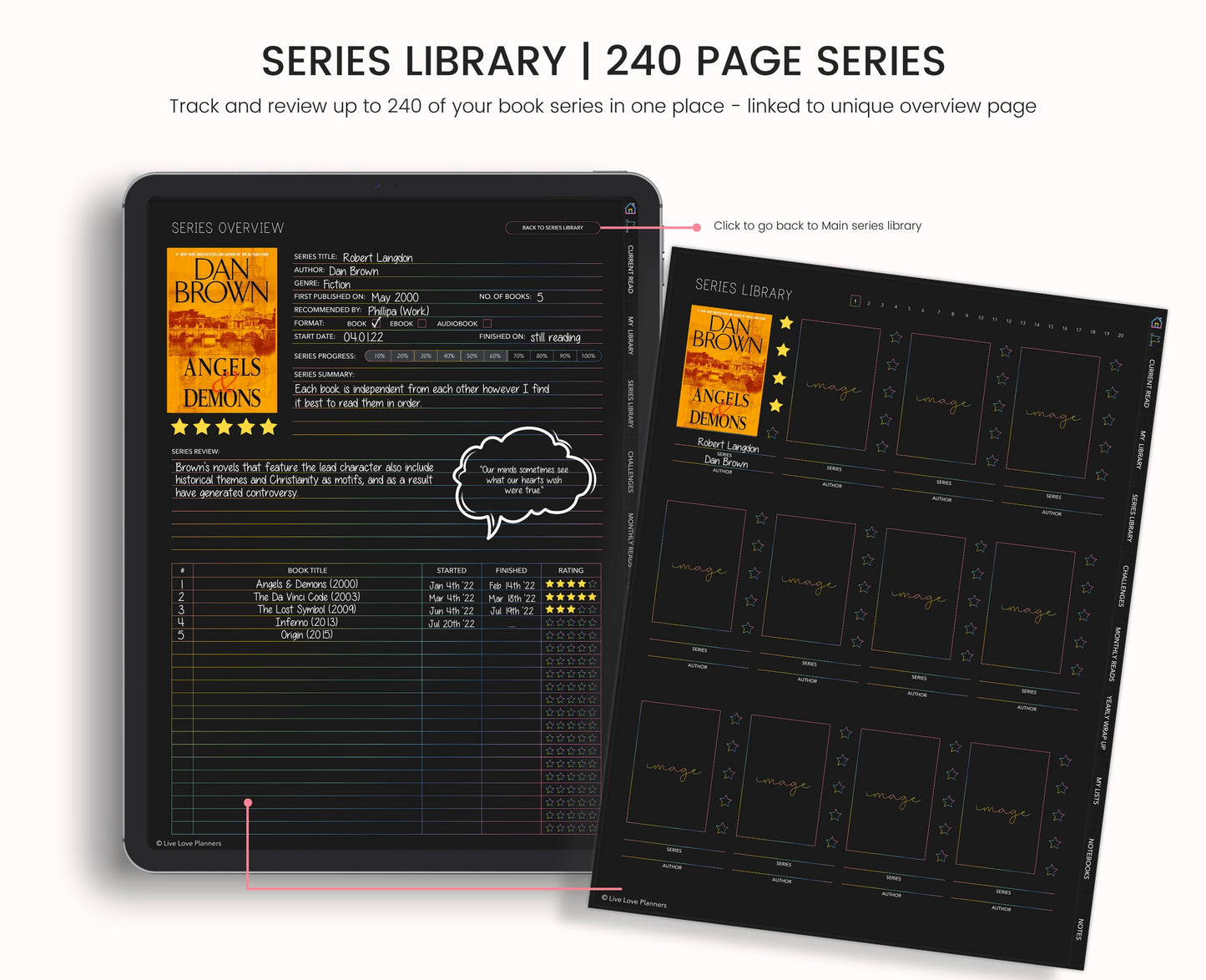 Reading Journal (Dark Mode)