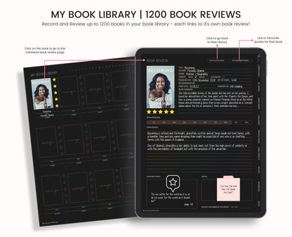 Reading Journal (Dark Mode)