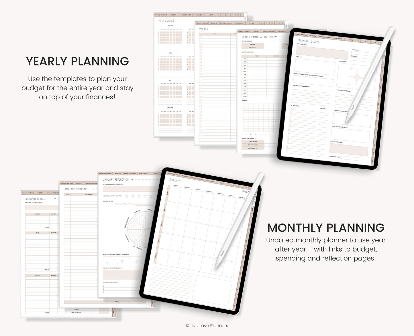 Digital Budget Planner (BOHO)