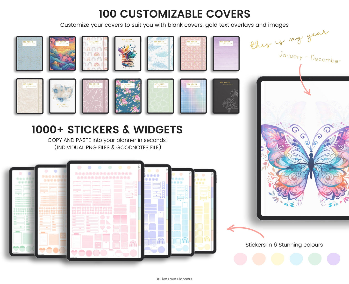 ADHD Undated Digital Planner