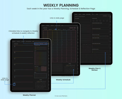 2025 Dark Mode Planner