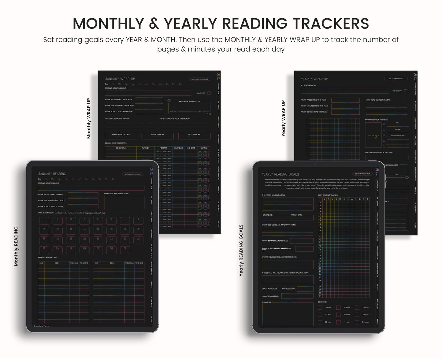 Reading Journal (Dark Mode)