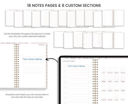 Digital Budget Planner (Landscape)