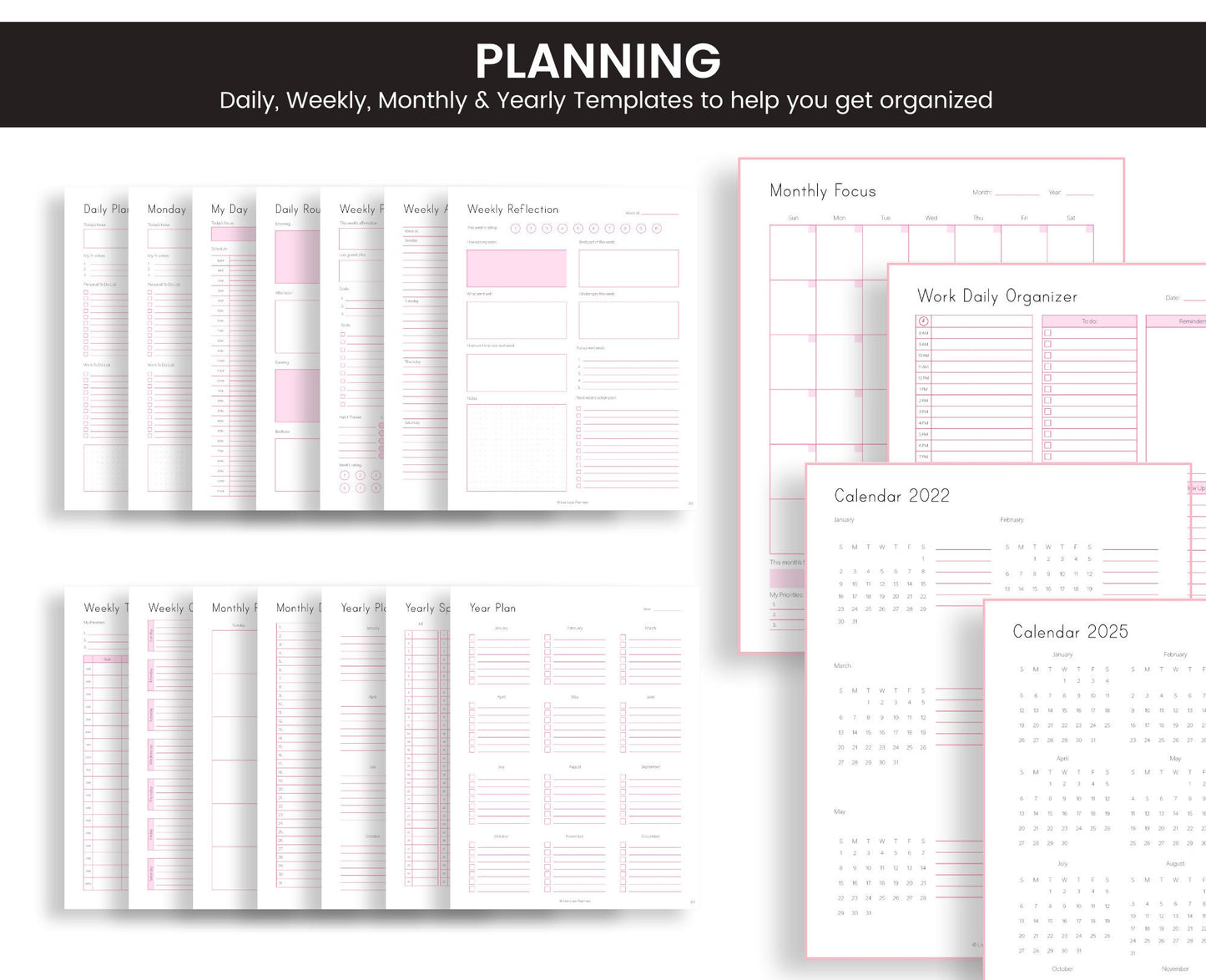 Printable ADHD planner