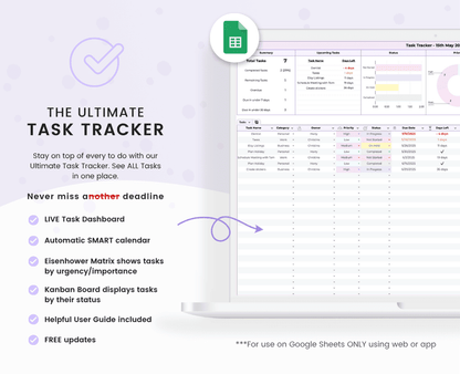 Task Tracker for Google Sheets