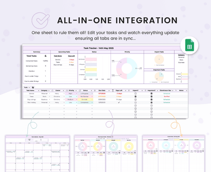 Task Tracker for Google Sheets