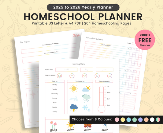 Homeschool planner