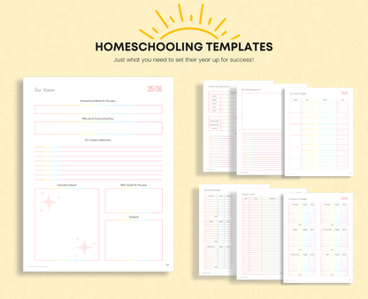 Homeschool planner