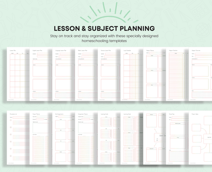 Homeschool planner