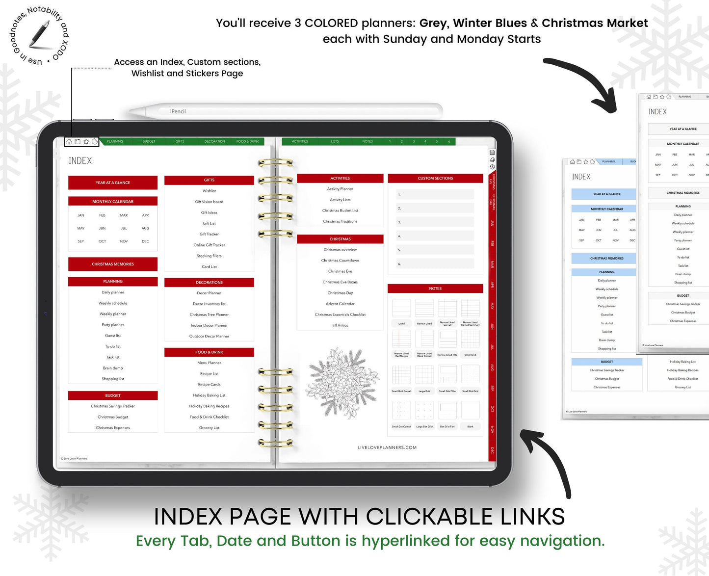 Christmas Planner (Landscape)