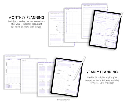 Digital Budget Planner (Pastels)