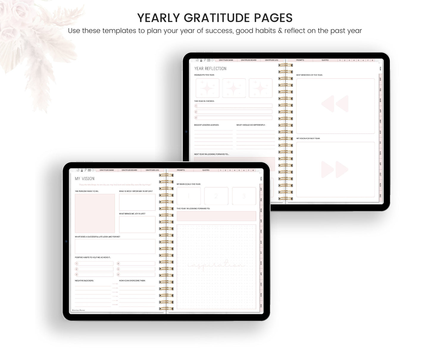 Digital Gratitude Journal (Landscape)