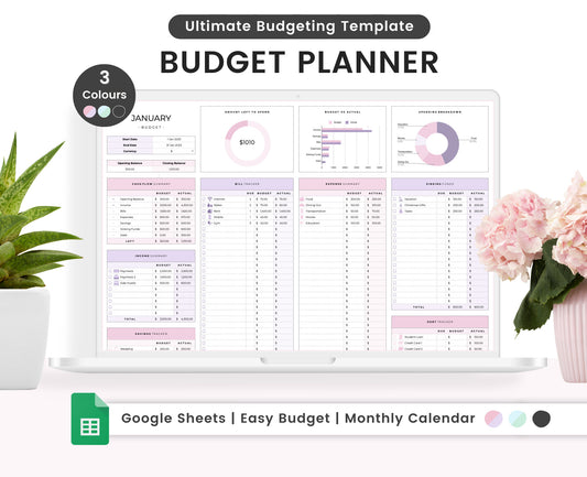 Budget Planner for Google Sheets - Weekly