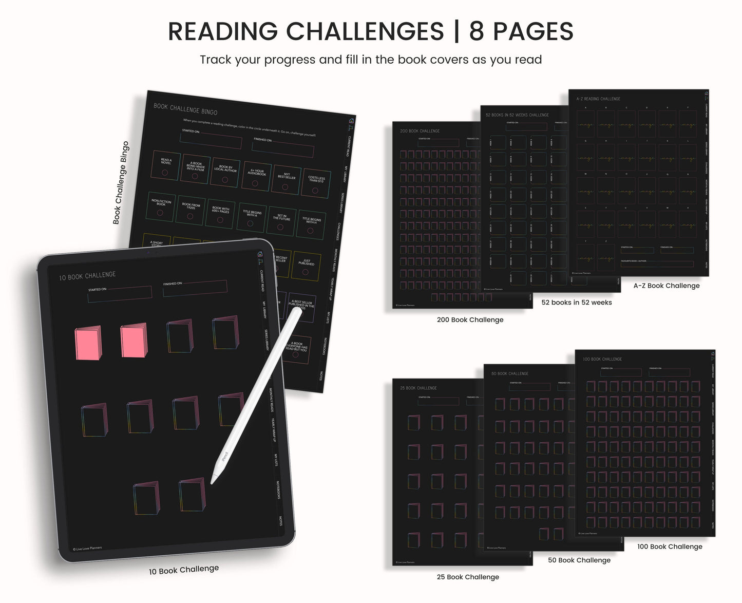 Reading Journal (Dark Mode)