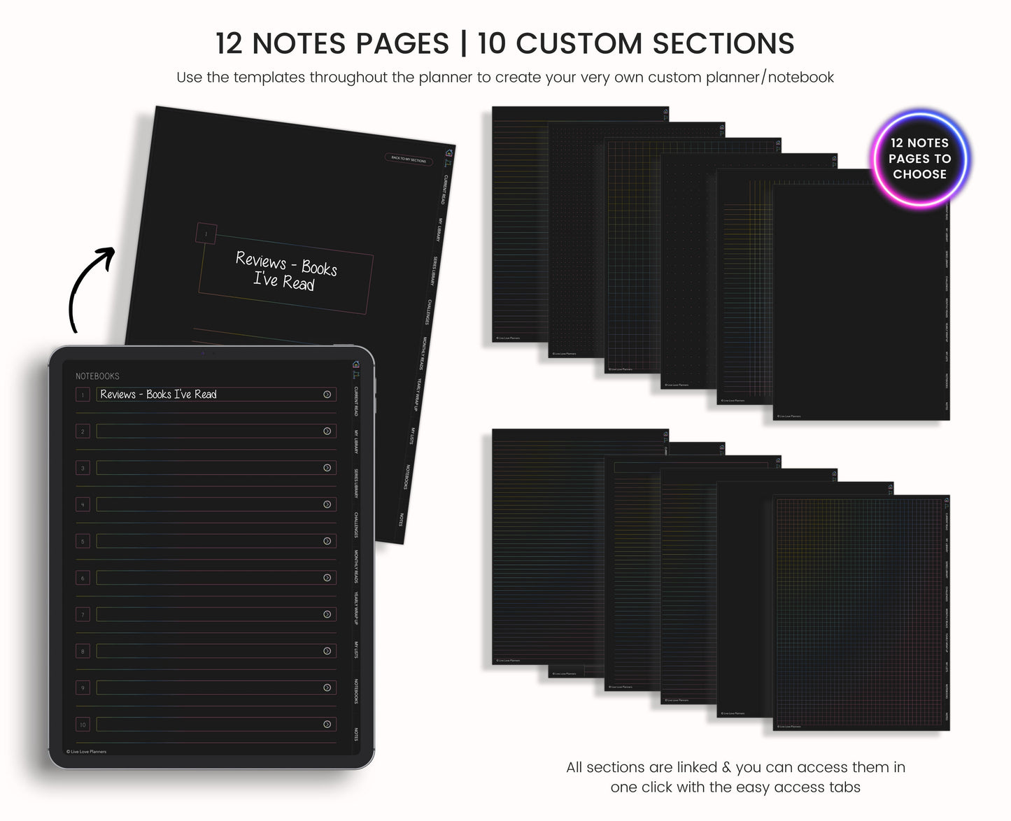 Reading Journal (Dark Mode)