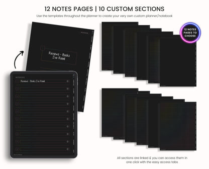 Reading Journal (Dark Mode)