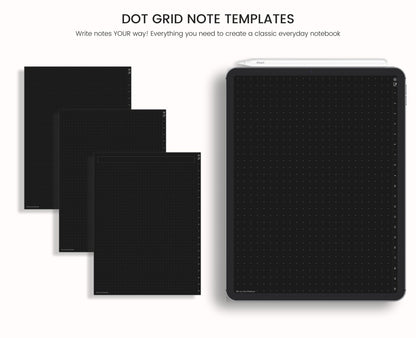 Dark Mode Digital Notebook