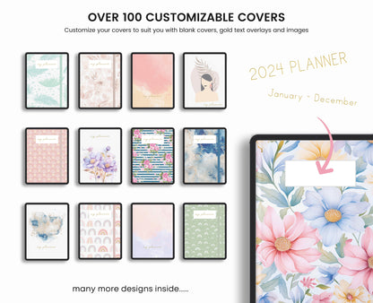 Undated Digital Planner | Hyperlinked Digital Planner | GoodNotes Planner | Notability Planner | iPad Planner | Undated Planner | Daily