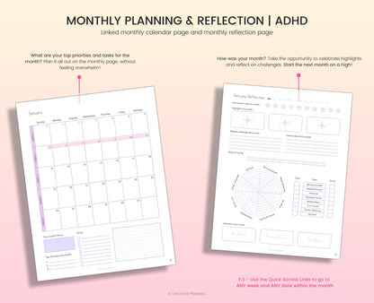 Printable ADHD planner