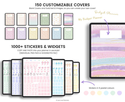 Digital Budget Planner (Pastels)