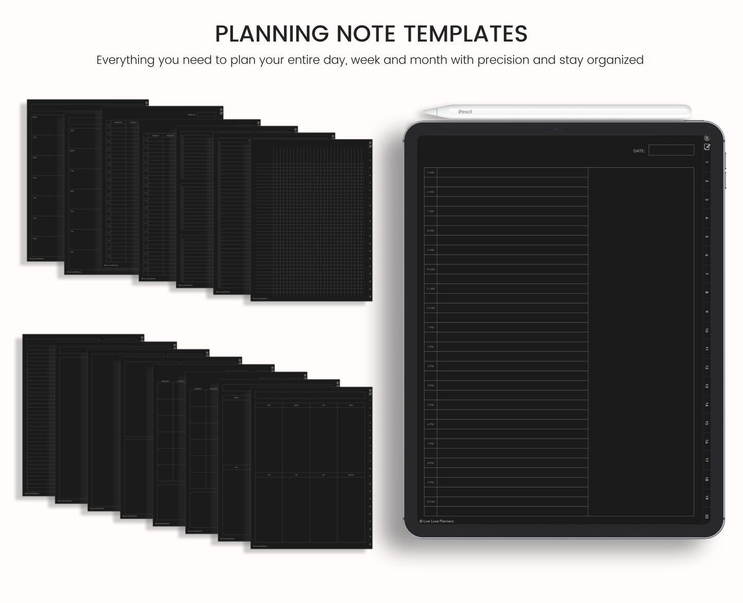 Dark Mode Digital Notebook