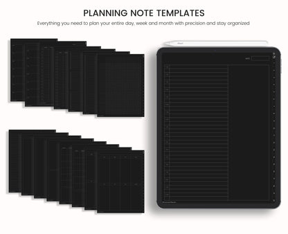 Dark Mode Digital Notebook