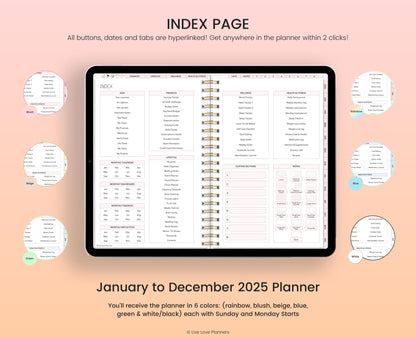 2025 Digital Planner (Landscape)