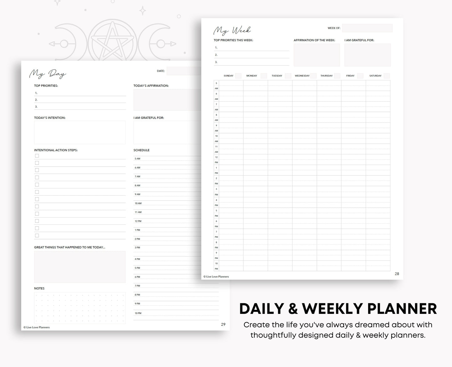 Printable Manifestation Journal