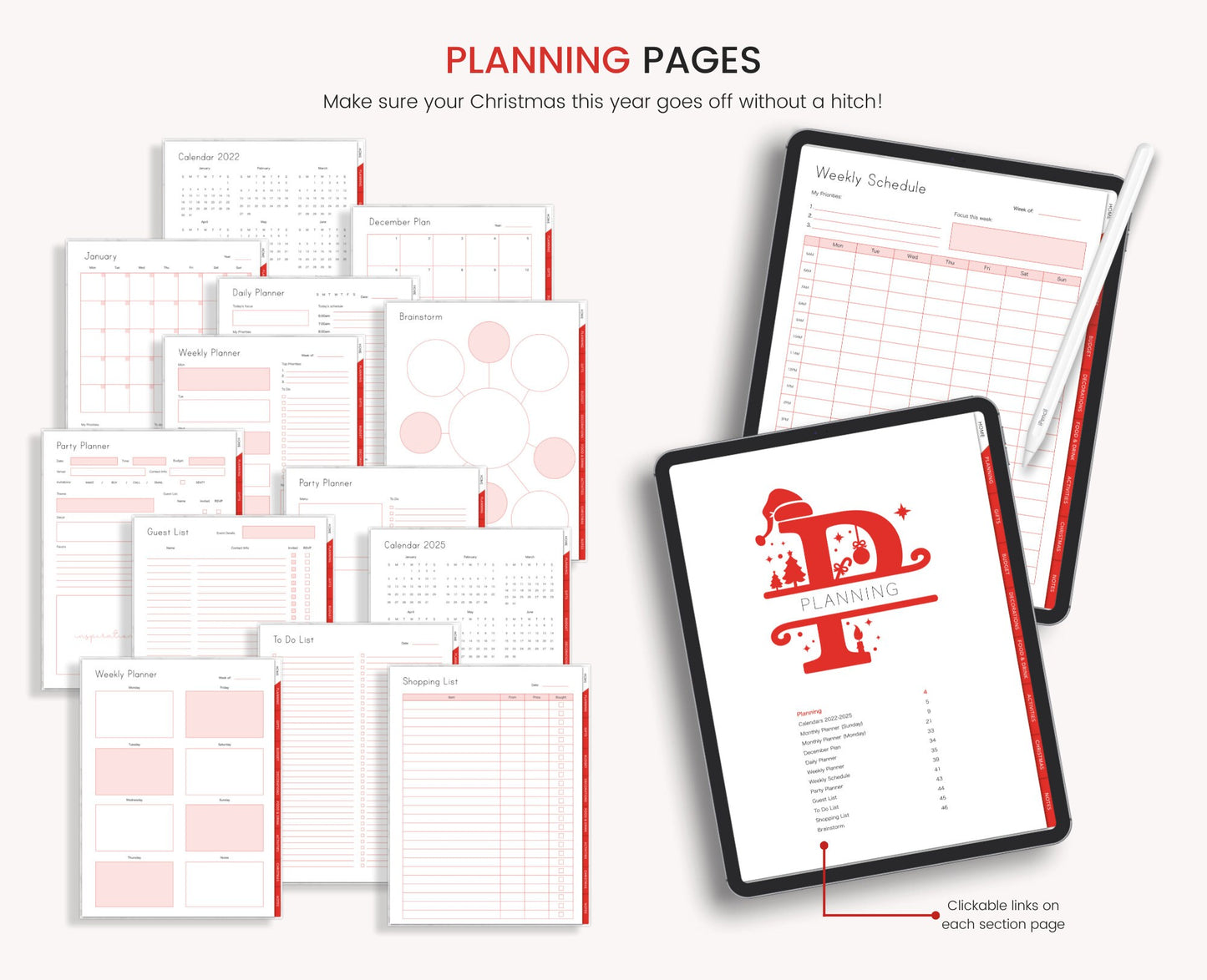 Christmas Planner (Portrait)