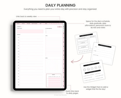 Undated Digital Planner Goodnotes