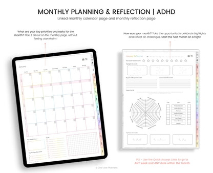 ADHD Undated Digital Planner
