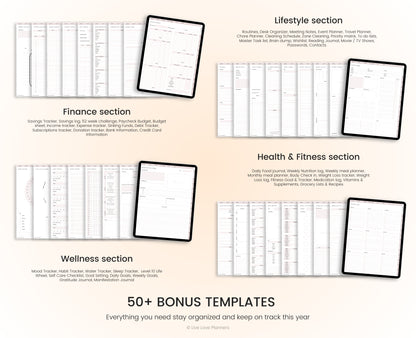 2025 Digital Planner (Portrait)
