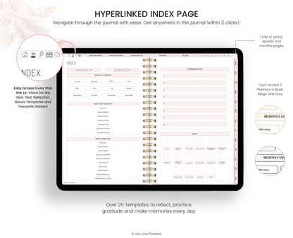 Digital Gratitude Journal (Landscape)