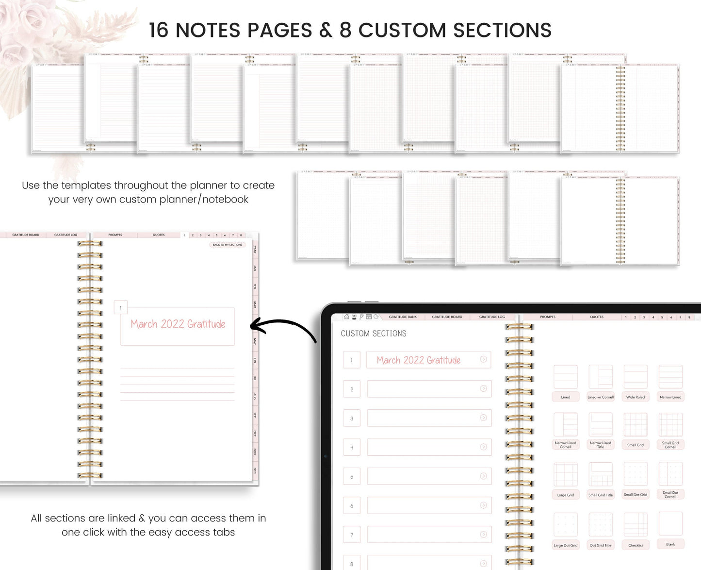 Digital Gratitude Journal (Landscape)