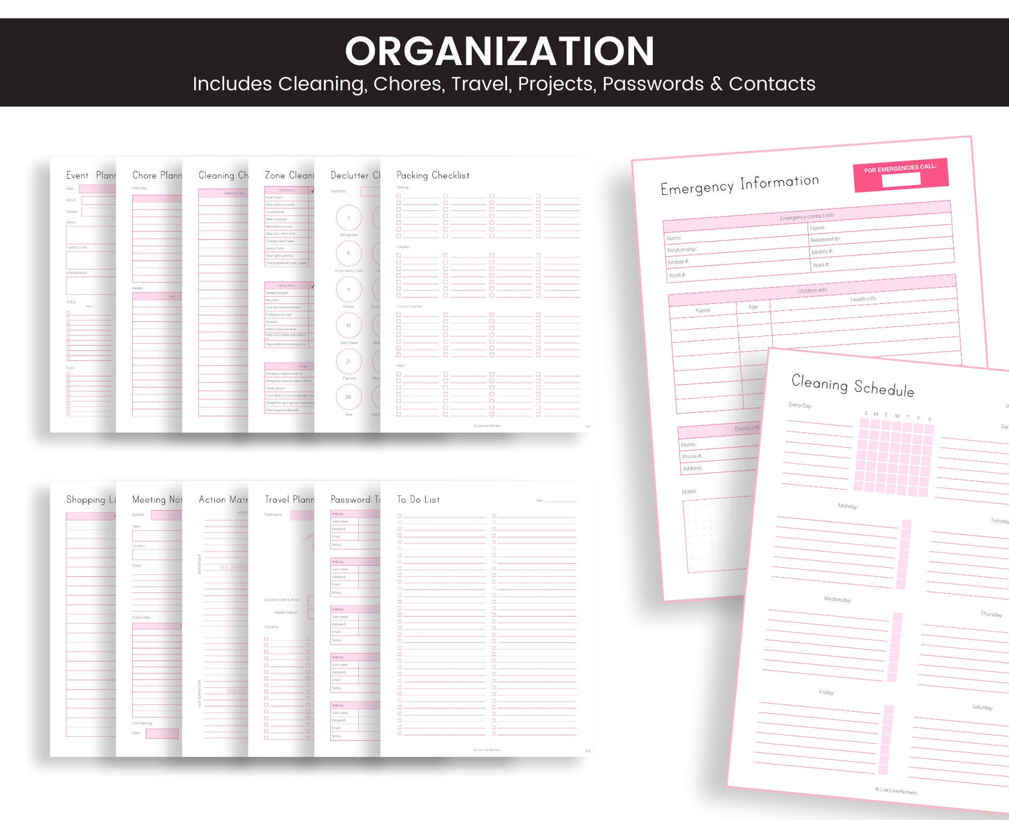 Printable ADHD planner
