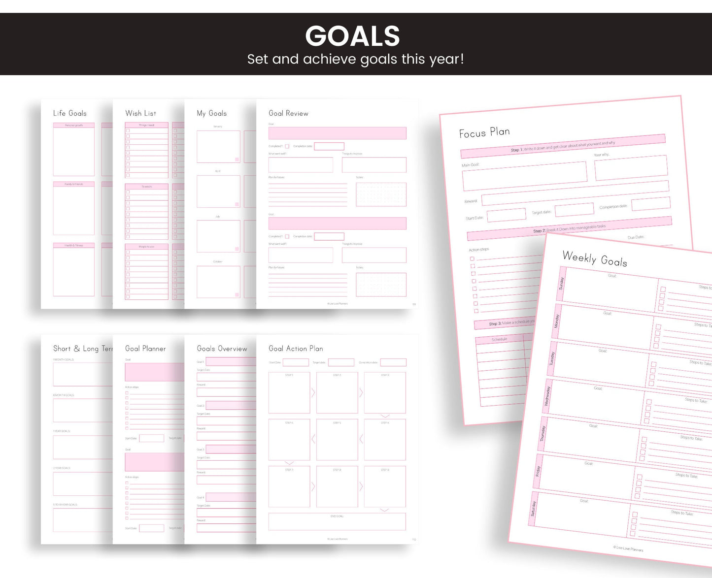 Printable ADHD planner