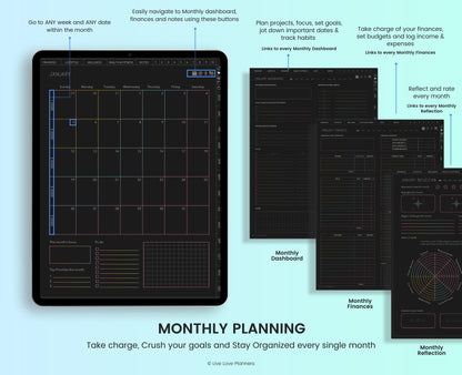 2025 Dark Mode Planner