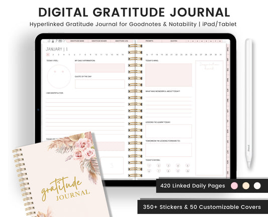 Digital Gratitude Journal (Landscape)
