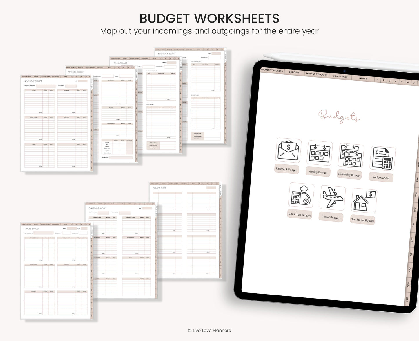 Digital Budget Planner (BOHO)
