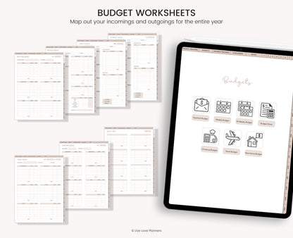 Digital Budget Planner (BOHO)